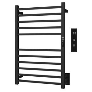 Heated Towel Rack, Electric Towel Warmer with Built-in 24hr Timer, Wall Mount...